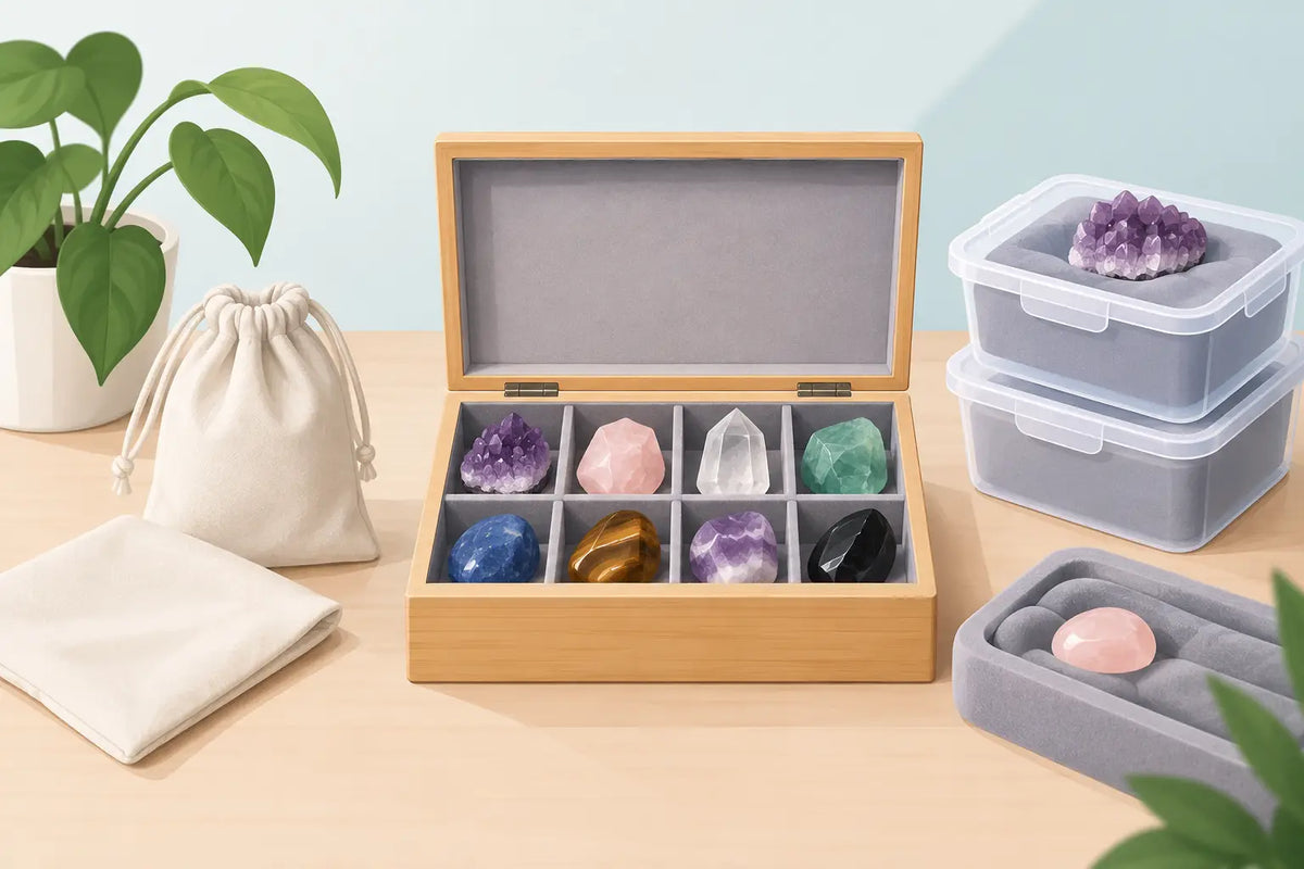 How to Store Crystals Safely Without Damage