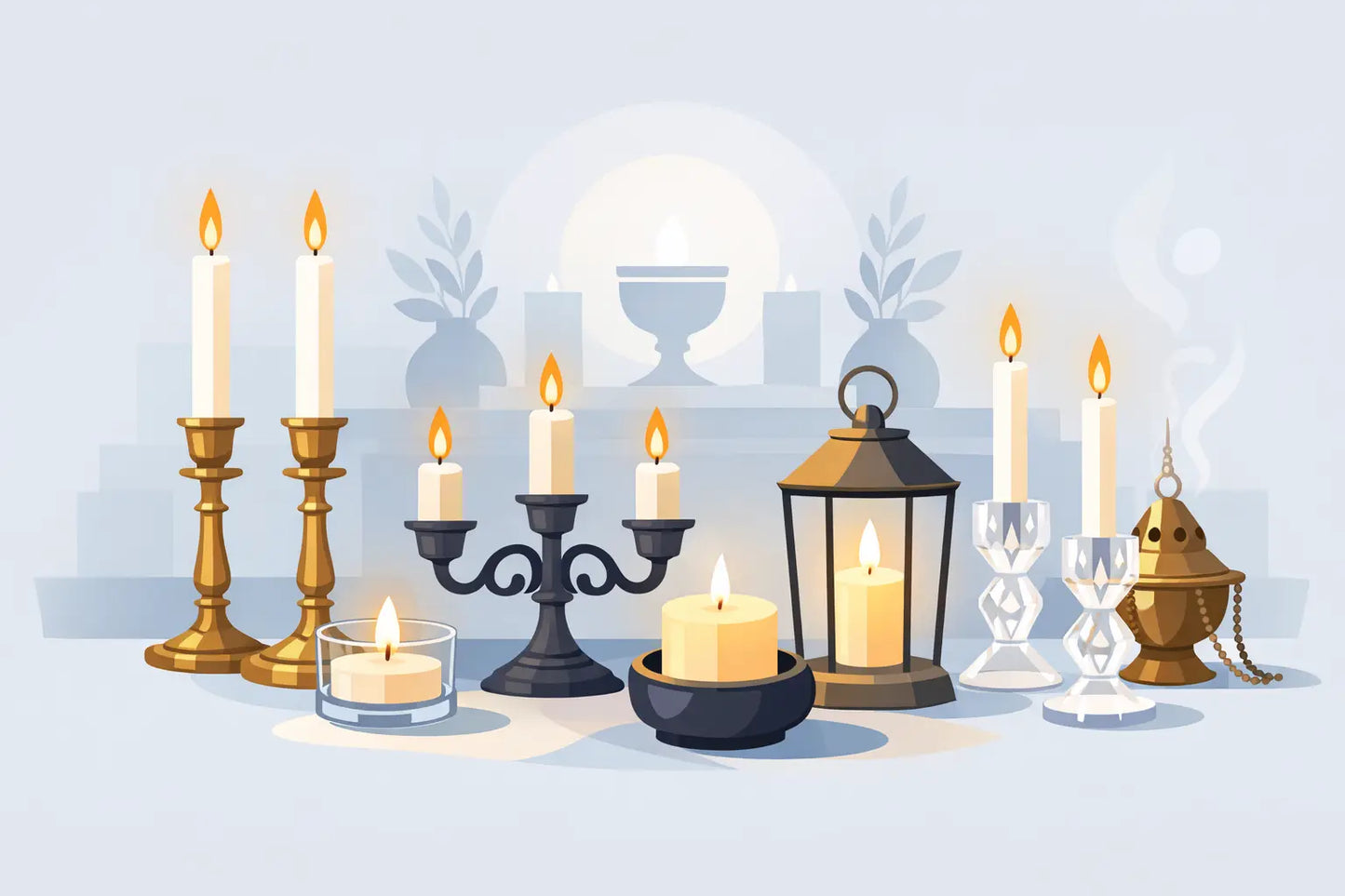 How to Choose Candle Holders for Altar Use