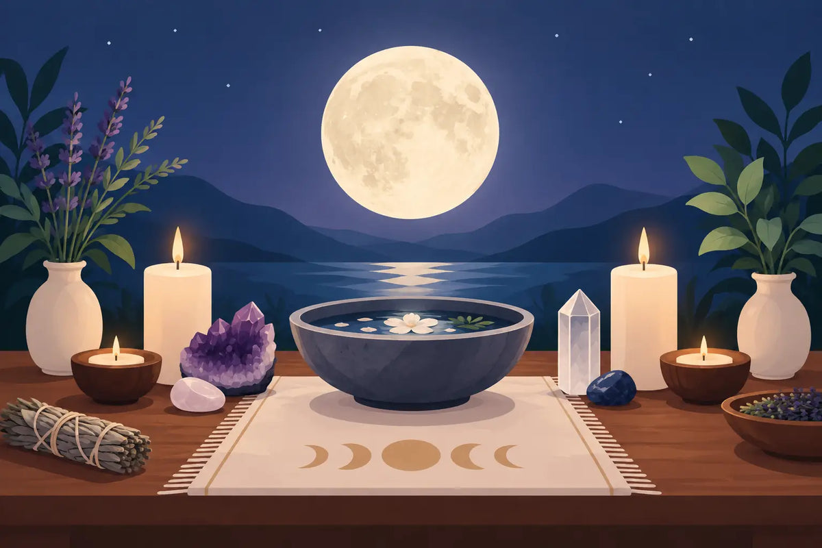 Full Moon Altar Guide for a Meaningful Ritual