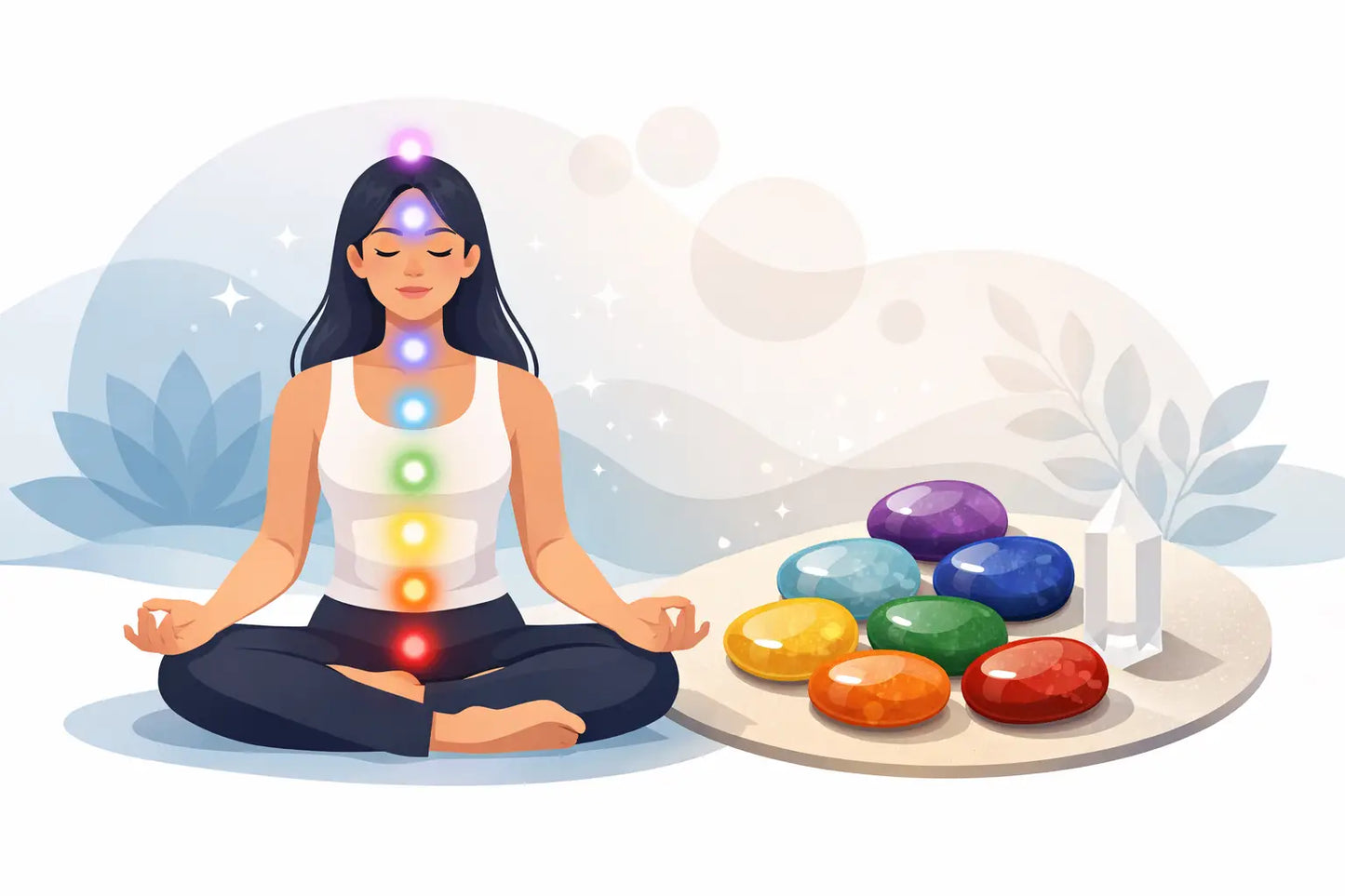 How to Use a Chakra Balancing Crystal Set