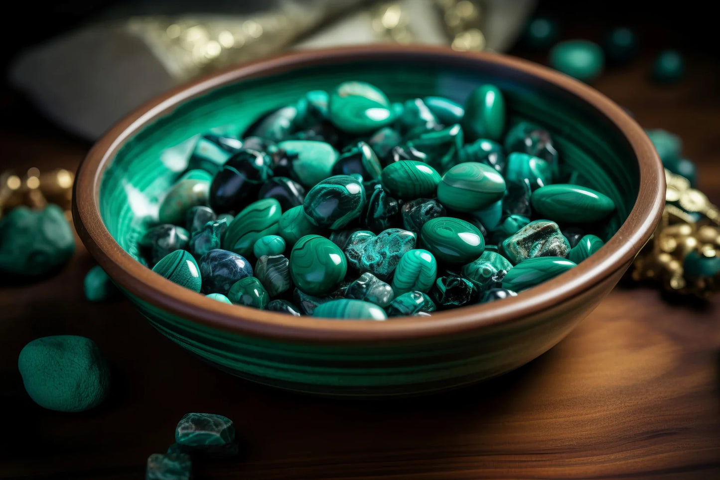 Malachite Tumbled Stone