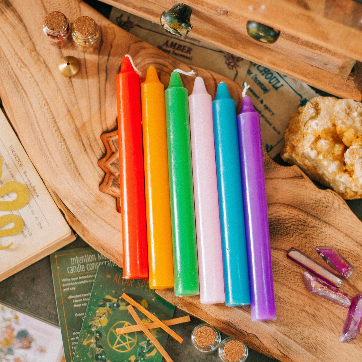 Spell Chime Candles: Illuminating Your Path to Manifestation and Healing ✨